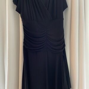 black dress mult layers